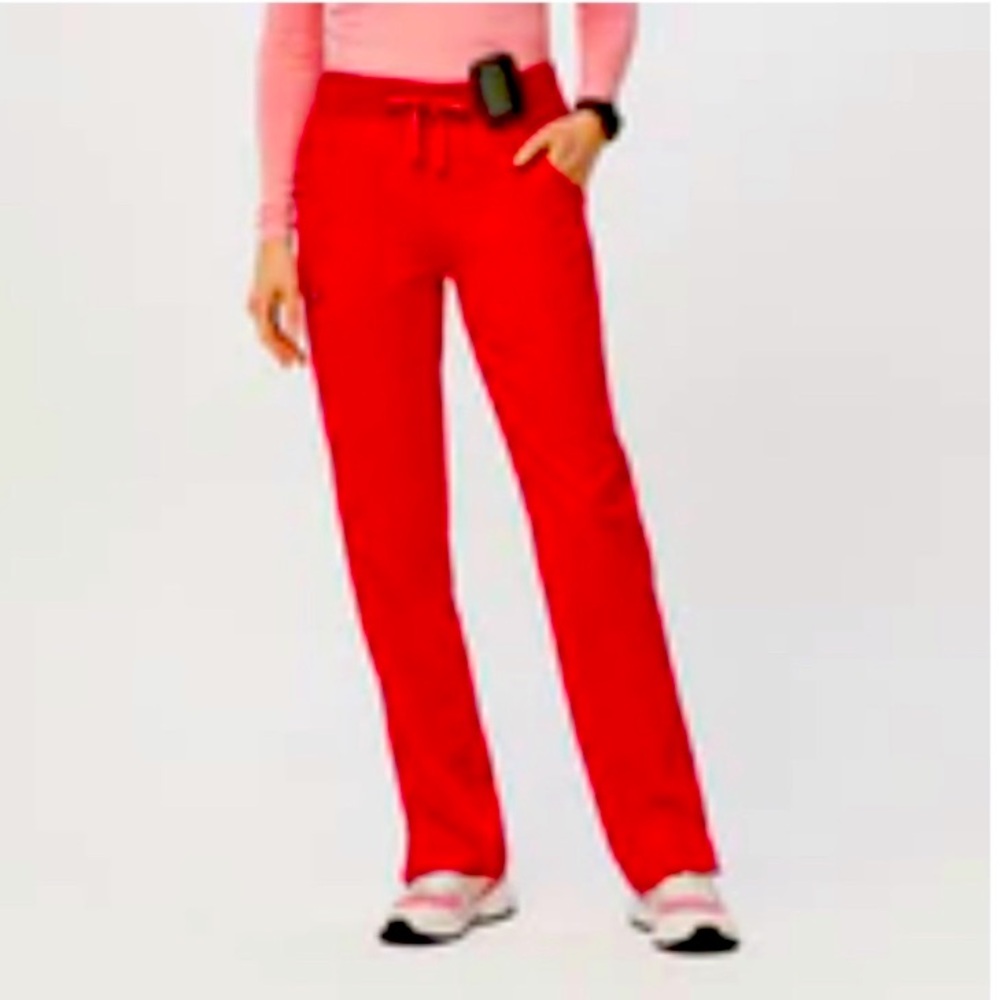 Figs Pop Red Kade Cargo Pants